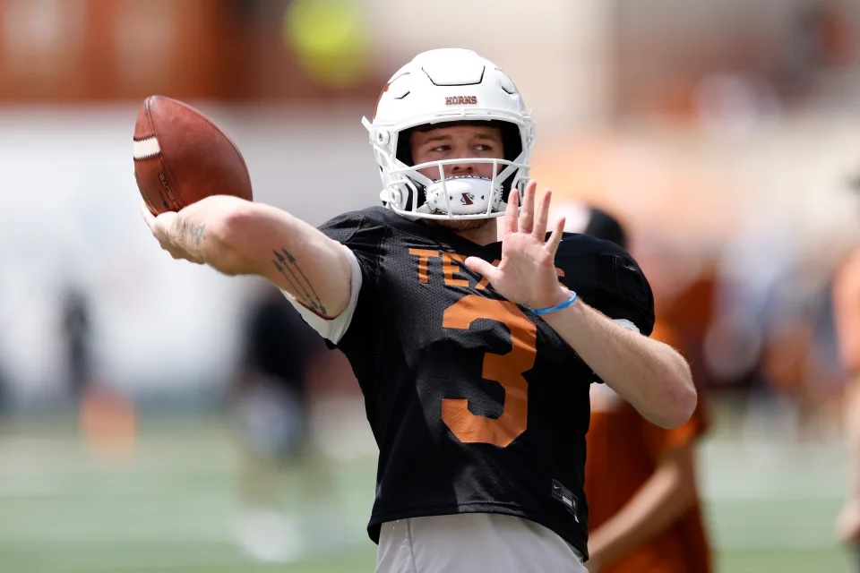 Sports Book Stuff - Quinn Ewers Named Texas Starting QB After Spring ...